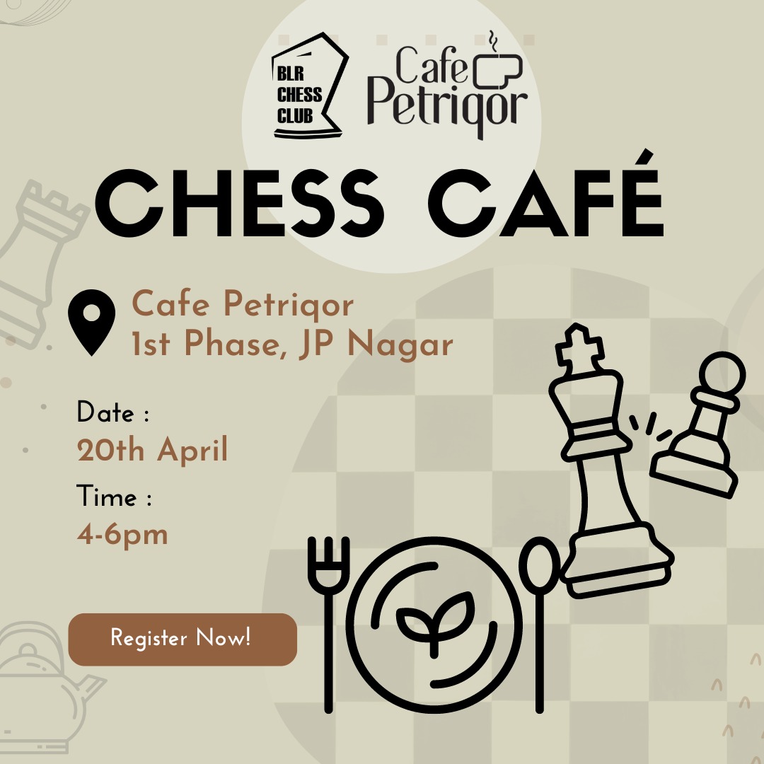 Chess Cafe: A Chess Meetup with a Twist
