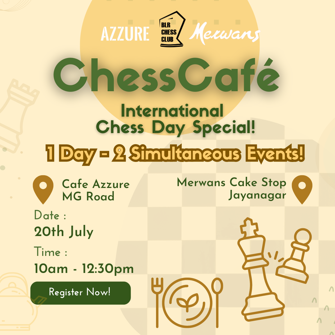 Chess Cafe: A Chess Meetup with a Twist