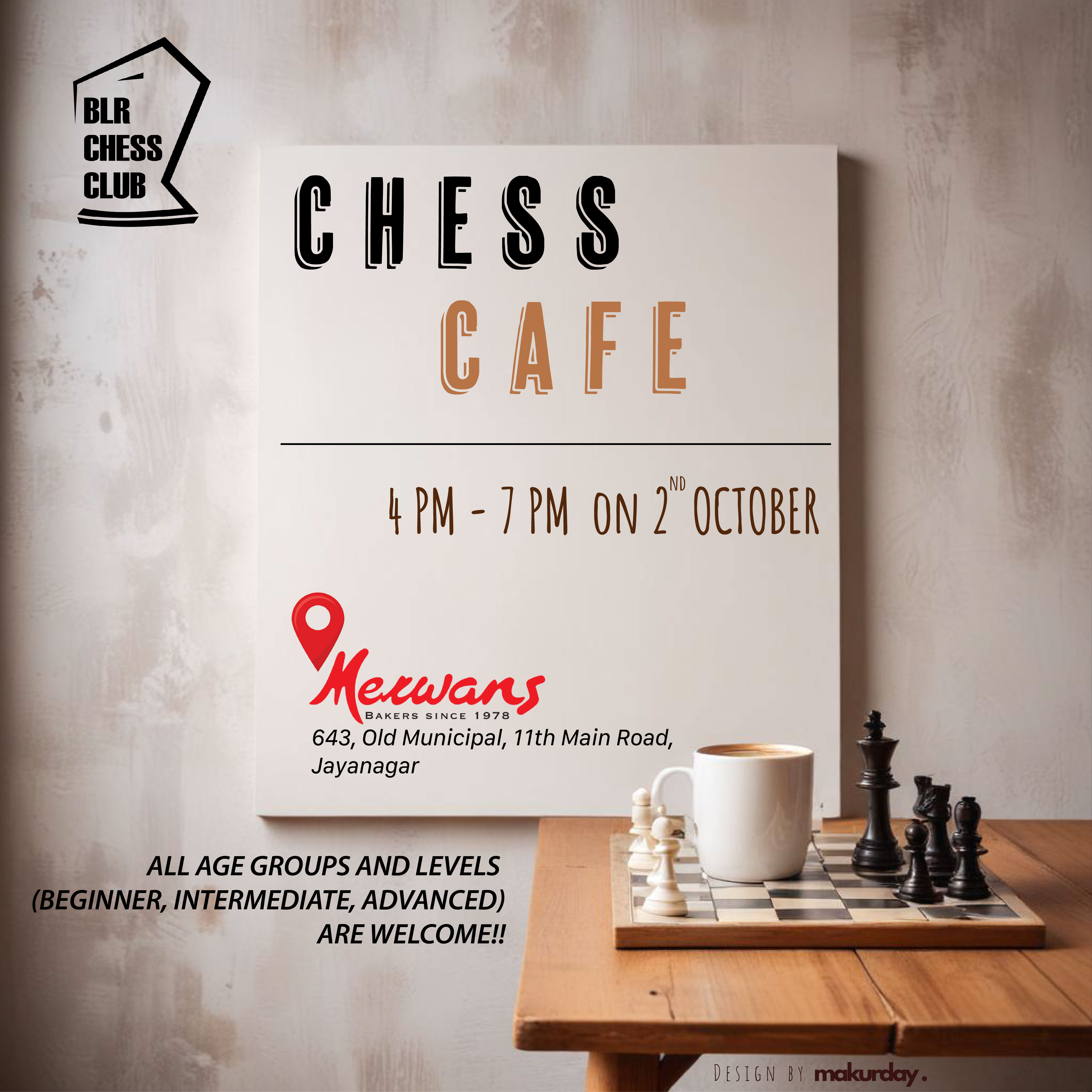 ChessCafe: A Chess Meetup with a Twist