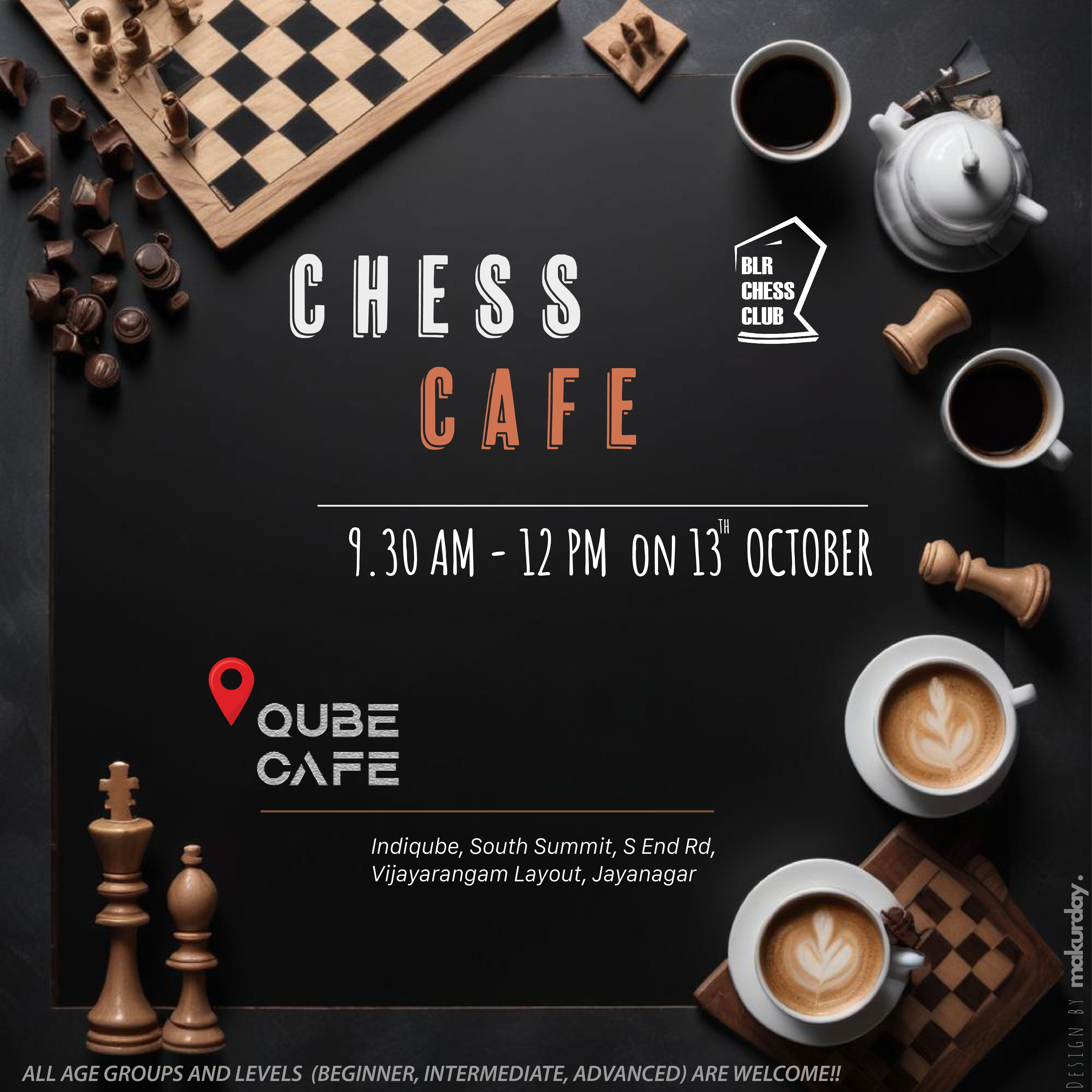 Chess Cafe: A Chess Meetup with a Twist