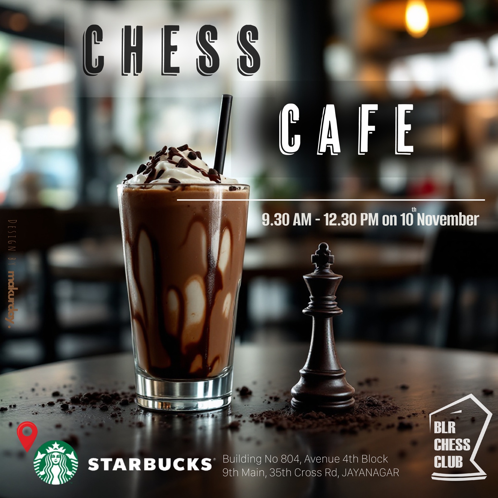 Chess Cafe: A Chess Meetup with a Twist