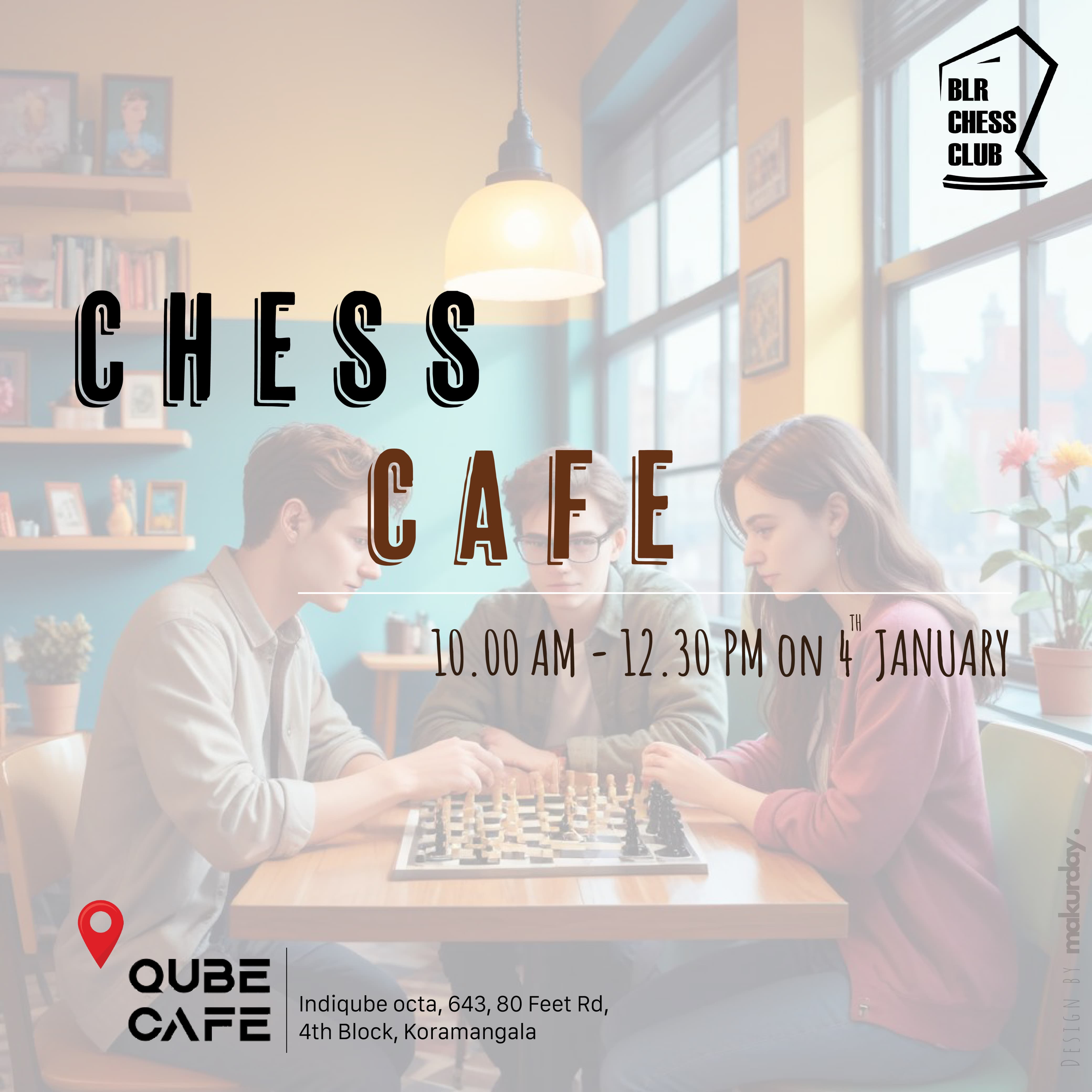 Chess Cafe: A Chess Meetup with a Twist