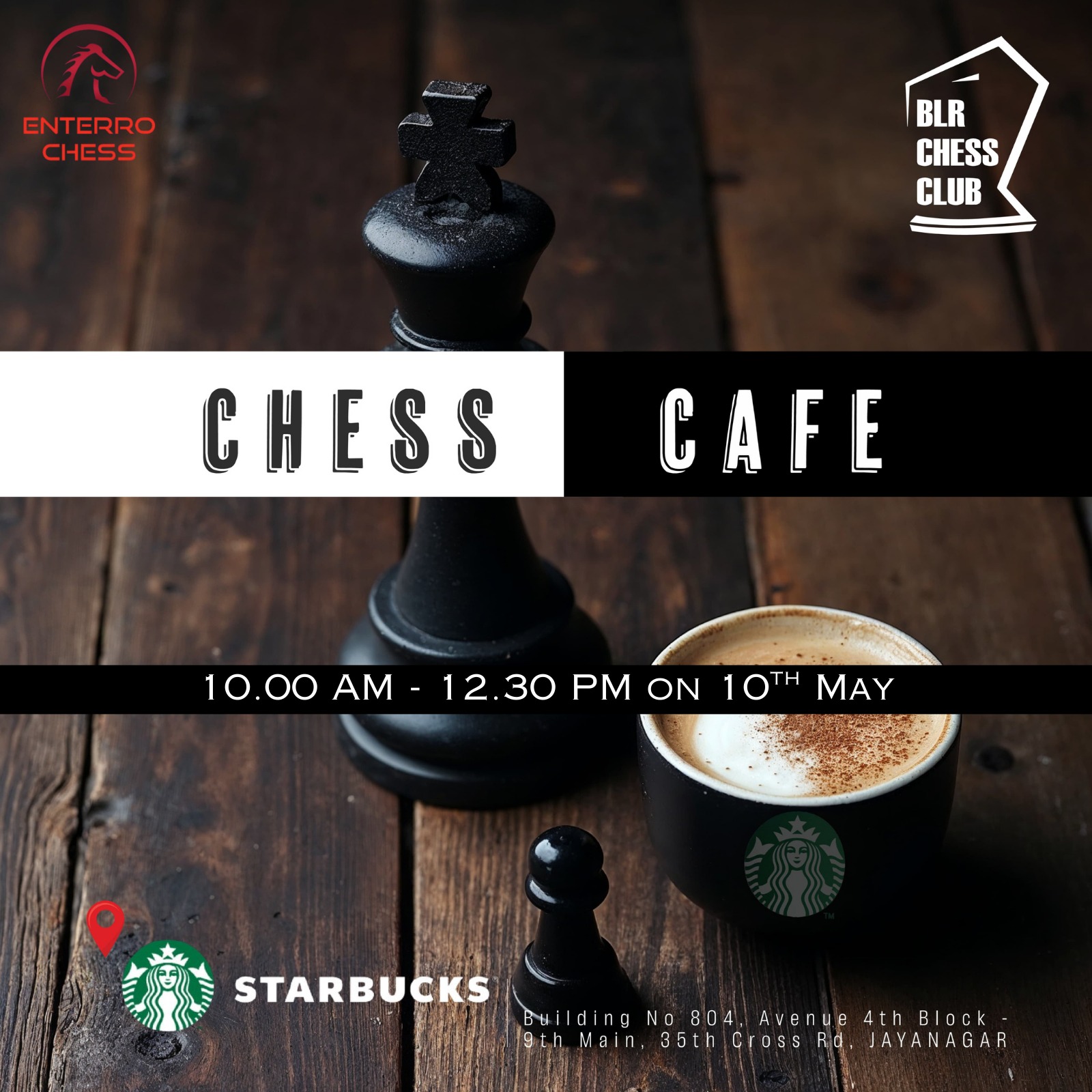 Chess Cafe: A Chess Meetup with a Twist